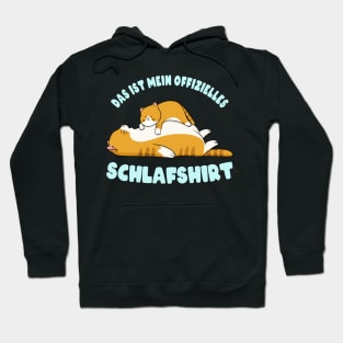 Das ist mein Offizielles Schlafshirt Pyjama lustige Katzen Hoodie